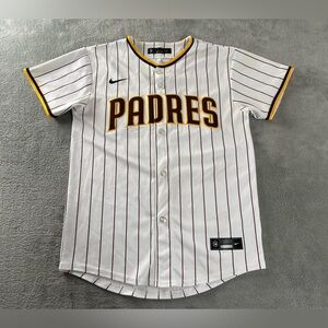San Diego Padres Jersey Youth Medium MLB Baseball Tatis Jr 23 Nike Shirt